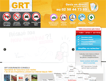 Tablet Screenshot of grt-assurances.com